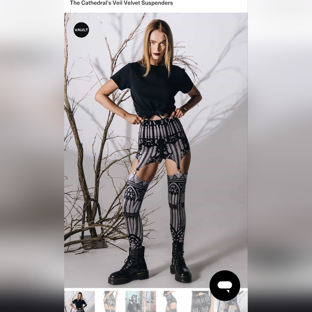 *ISO* Blackmilk Catherals veil suspenders